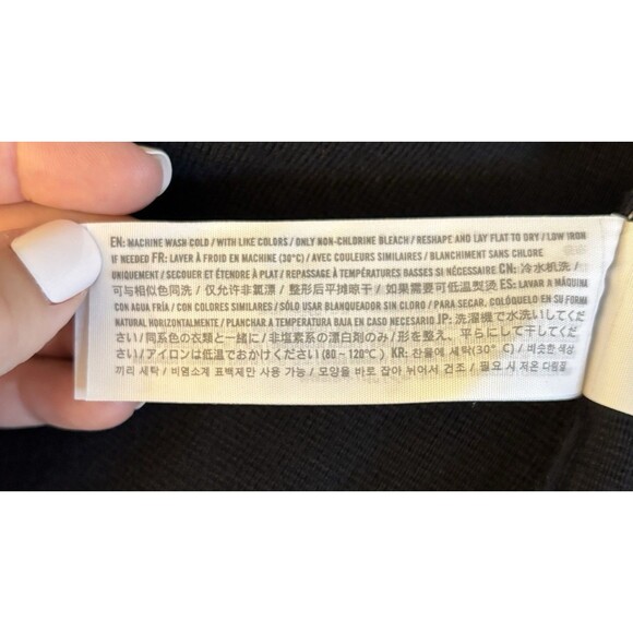 ABERCROMBIE FITCH One Sleeve Asymmetrical Sweater Dress Medium Bodycon Long Knit - Picture 8 of 11